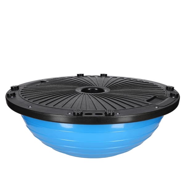 Blå balancekugle, 10" diameter, skridsikker overflade