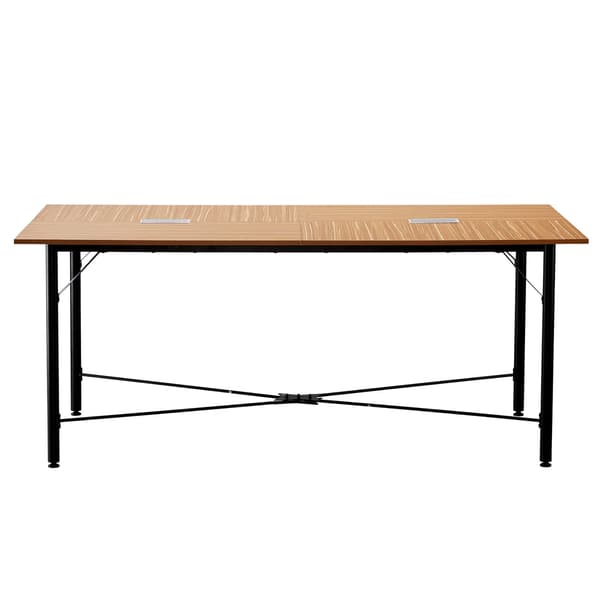 Konferencebord 1800 mm, plads til 6-8, metalben