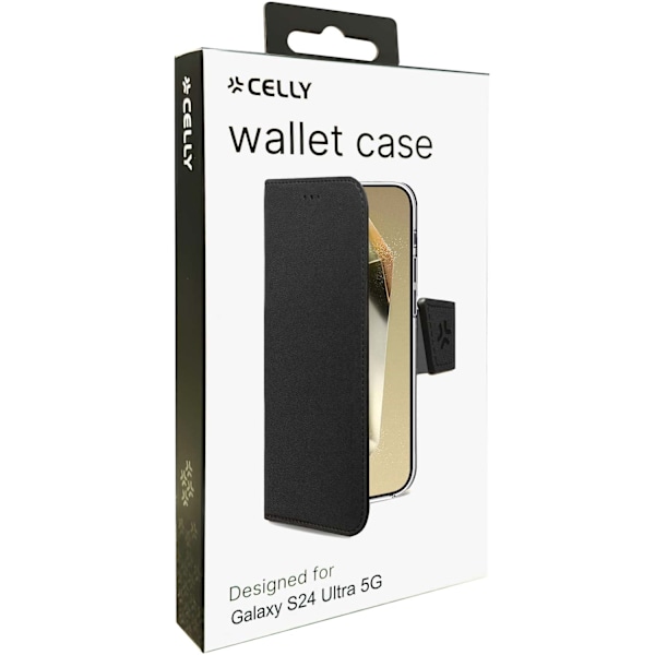 Wally Wallet Case Galaxy S24 Ultra 5G Black