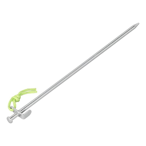 Klippepind 40 cm galvaniseret stål med L-krog Heavy Duty