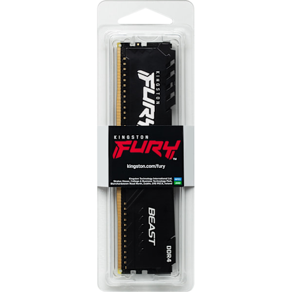 Kingston FURY Beast DDR4 3600 MHz CL18 16 Gt - muistimoduli