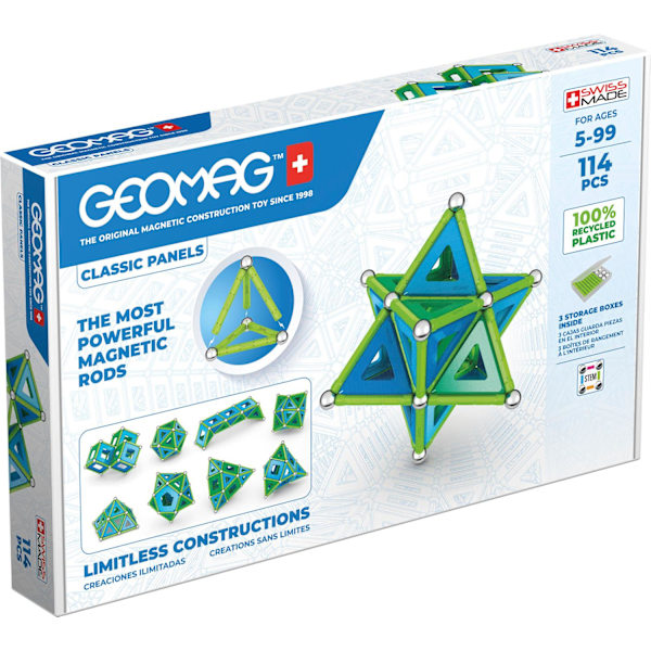 Geomag Classic Panels Recycled 114 Pcs