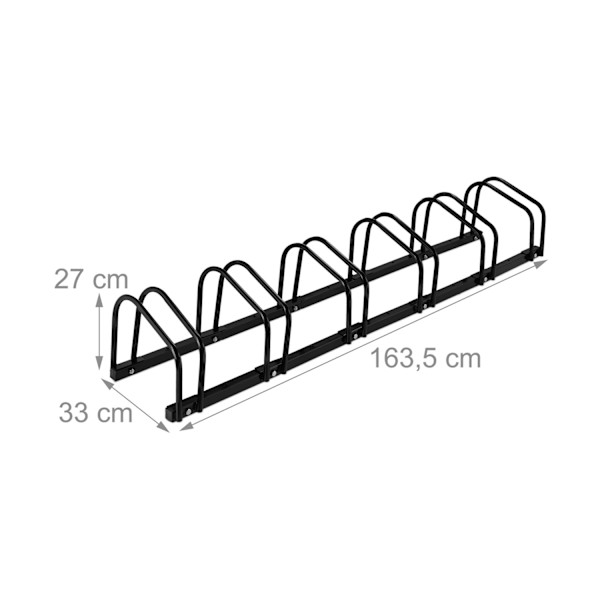 Cykelstativ til 6 cykler