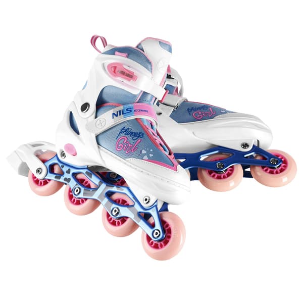 Princess White Inline Skates, størrelse S (31-34)