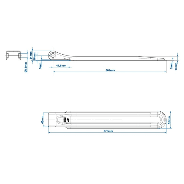 Perävaunun sarana SPP ZW-01.370A