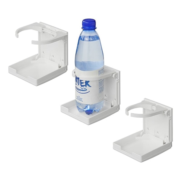 Kopholder foldbar justerbar hvid