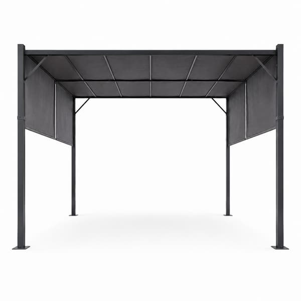 Stålhavepergola 3x4M med justerbar baldakin