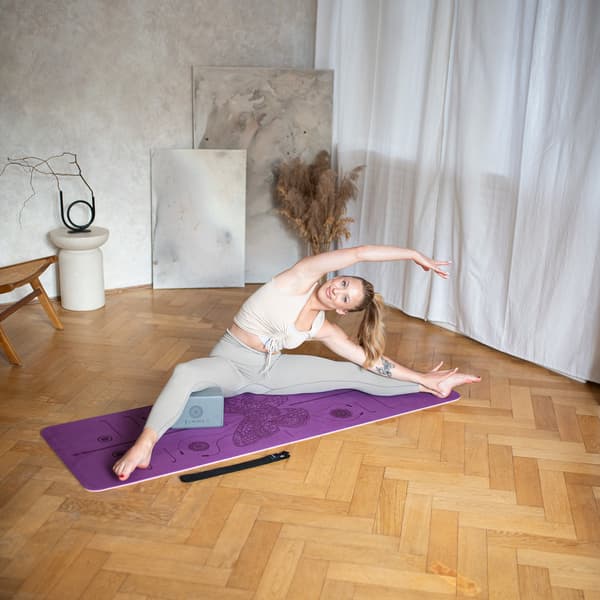 Yogablock, grått, stödjande skum