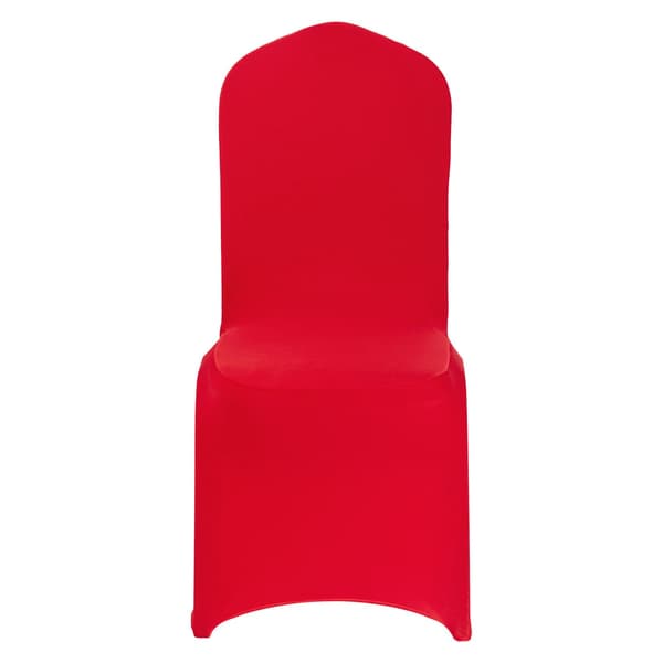 Stolebetræk, 50 stk. røde stretch polyester spandex