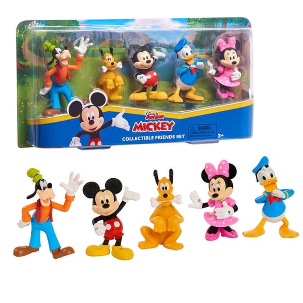 Mickey Mouse figurpakke - Sæt med 5 samlelegetøj
