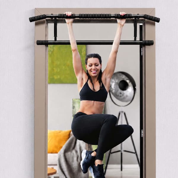 Dørkarm pull-up bar, skridsikre skumgreb, 150 kg maks. belastning