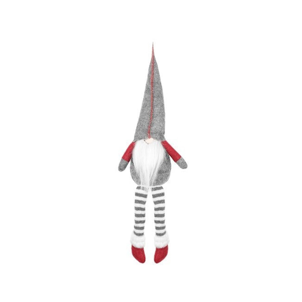 Grå sittande tomte