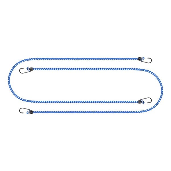 Bungee ledning 10mm - 150cm - sæt med 2 stk