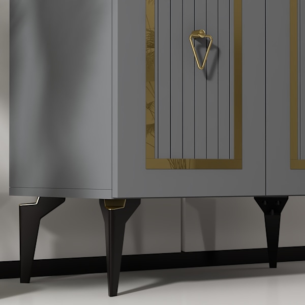 Console Capri - antracit, guld