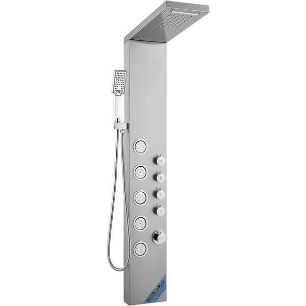 Duschpanelsystem, 4 lägen, 5 strålar, handdusch