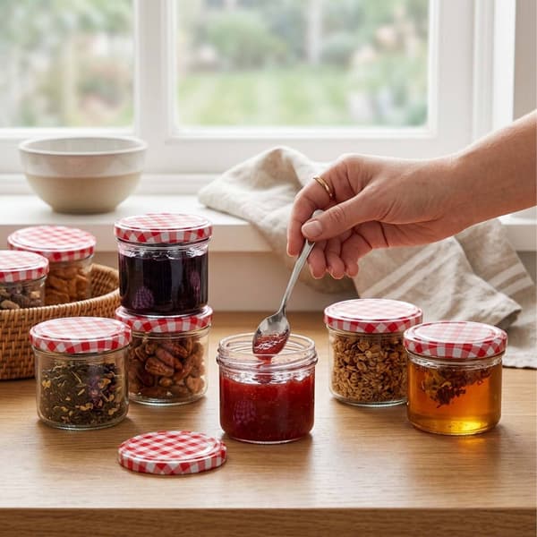 Konserveringsglas, 220 ml Twist-Off, lufttætte låg