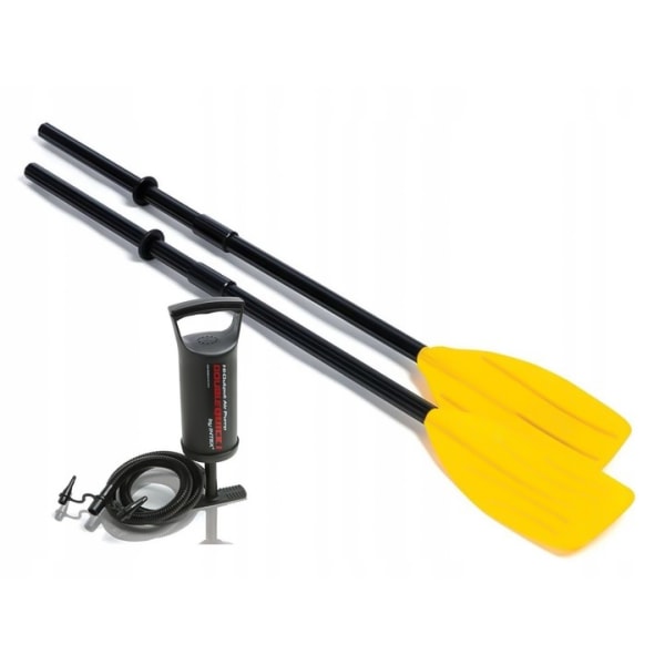 Pontoon challenger 3 Intex 68370 pumpe + 2 årer