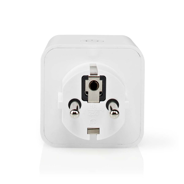 SmartLife Älypistorasia | Wi-Fi | Virtamittari | 3680 W | Type F (CEE 7/7) | 0 - 55 °C | Android™ / IOS | Valkoinen