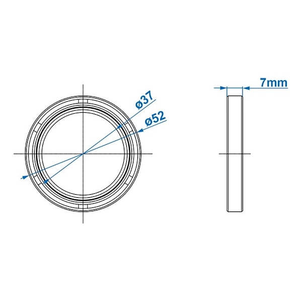 Napatiiviste 40x52x7mm