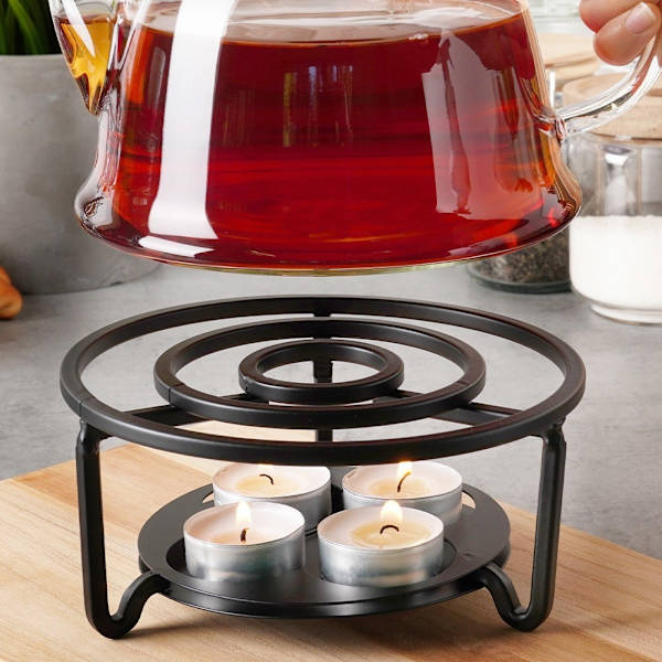 Metallvärmare för tekannor och fondue