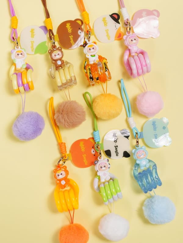 Blind Box Nøglering – Abebe Bjørne Serie