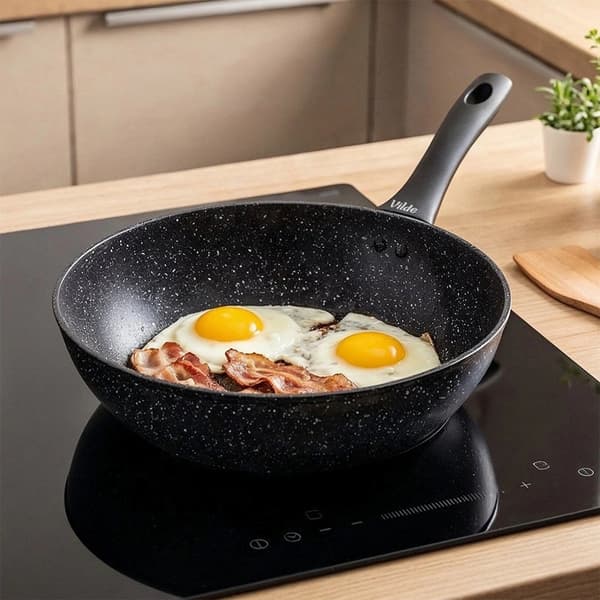 28 cm non-stick stekpanna i granit, diskmaskinssäker