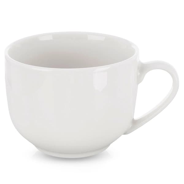 XL vit porslinsmugg, 650 ml kapacitet