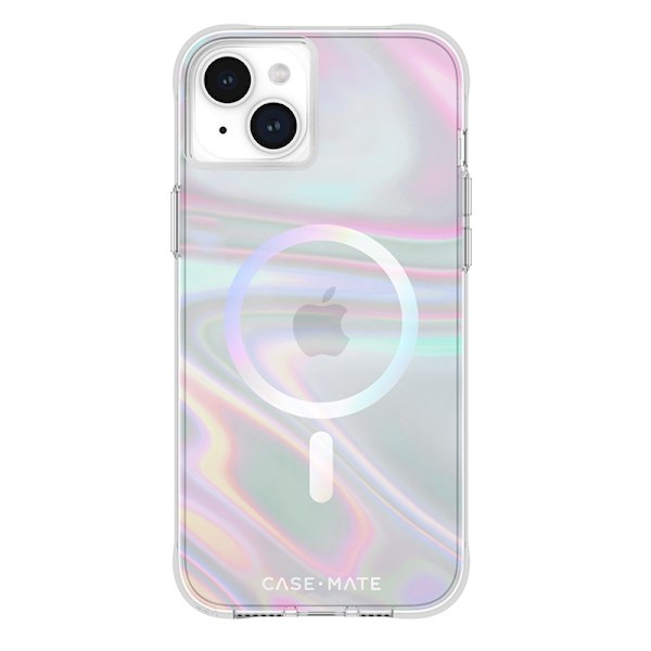 Case-Mate Soap Bubble MagSafe - iPhone 15 Plus-fodral (skimrande