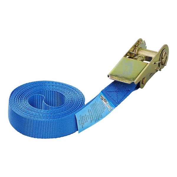 Bind strop blå med skralde 5 meter
