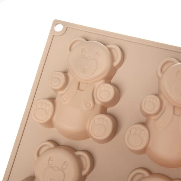 Silikone bamse bageform, 30x17,5x2 cm
