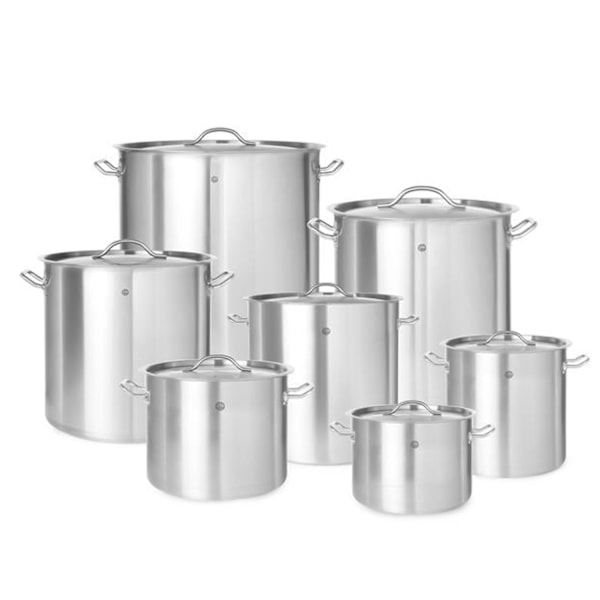 Budget Line gryde med låg 50 l diameter. 400 x 400 h - Hendi 834701
