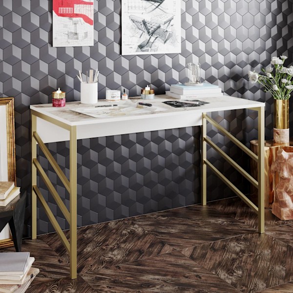 Study Desk Tonfisk - Guld