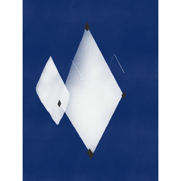 Asymmetrical Diamonds - 21x30 cm