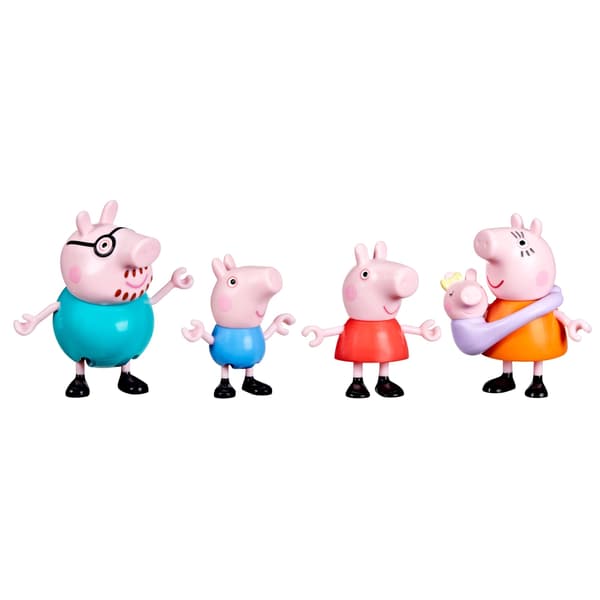 Peppa Pig -perheleikkelepakkaus, jossa 5 hahmoa