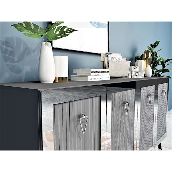 Console Bare - Antracit, Silver