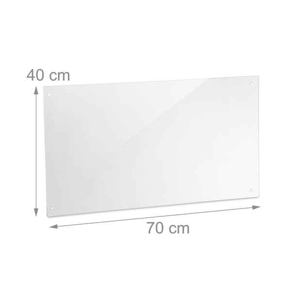 Stænkskærm til køkken 70 cm