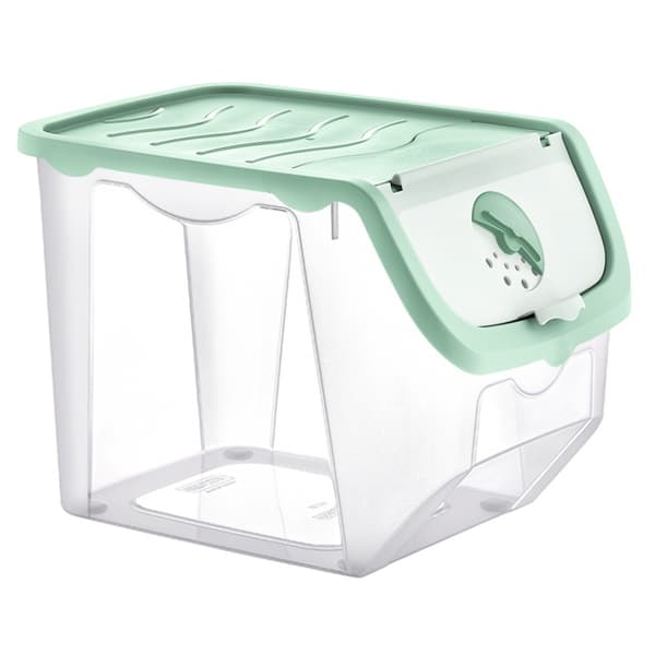 Vihannes- ja hedelmäsäiliö kannella minttu 12 l