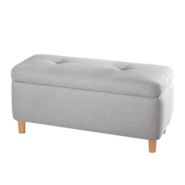 Pouffe Rocio - vaaleanharmaa