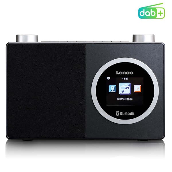 Internetradio med Bluetooth, farvedisplay, vækkeur
