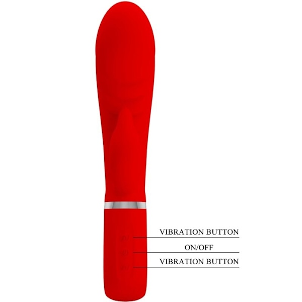 Pretty Love - Prescott Multifunktion G-Spot Vibrator Rød