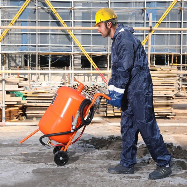 20 gallon trycksandbläster, 60-110 PSI, 4 munstycken