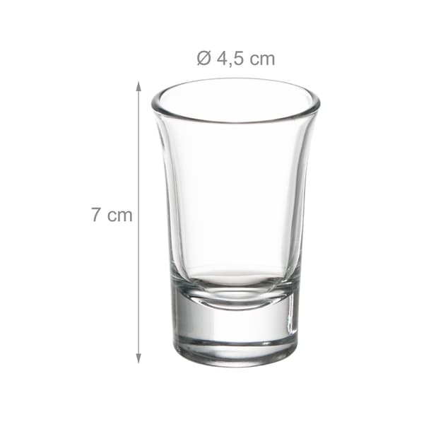 Andekarta i bambu med 6 glas