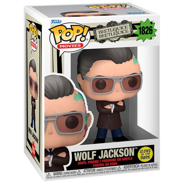 Beetlejuice popfigur - samlerobjekt vinyllegetøj, 4-tommer