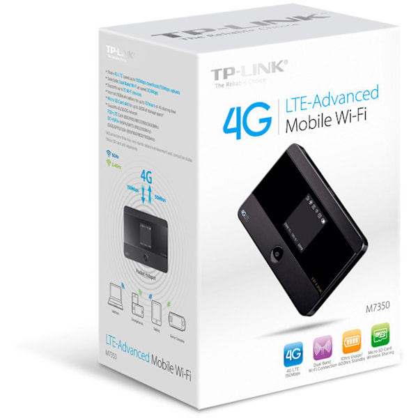 TP-LINK M7350 - LTE-modem og WiFi-basestation
