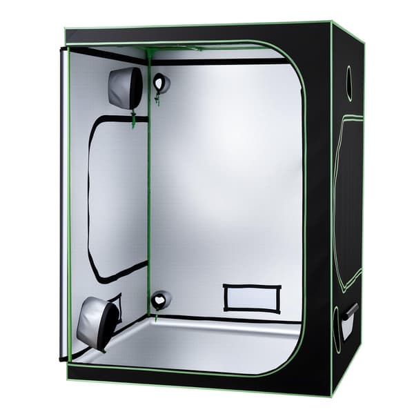 Inomhusväxttältkit 150x150x200 cm, LED, Ventilation