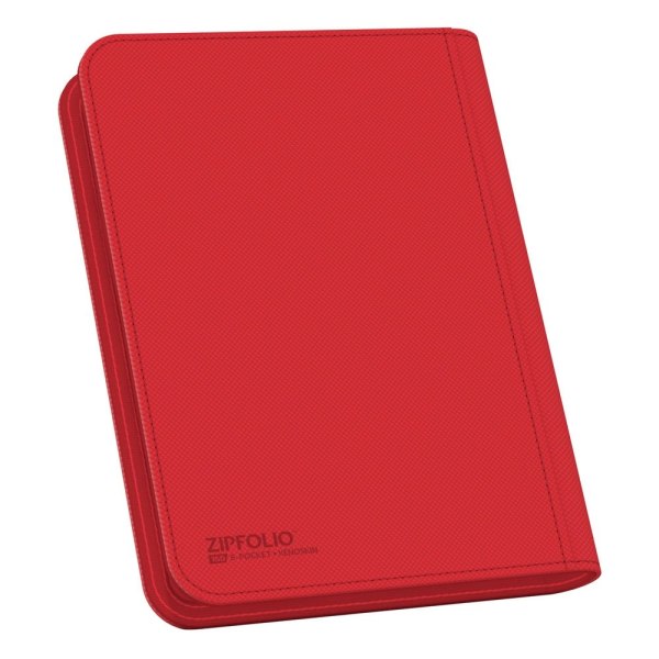 Ultimate Guard Zipfolio 160 - 8-taskuinen XenoSkin Red