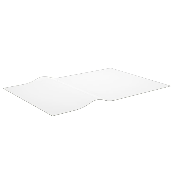 Borddæksel gennemsigtig 140x90 cm 2 mm PVC