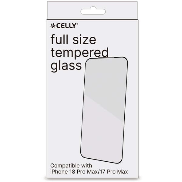 Härdat glasskärmskydd för iPhone 18/17 Pro Max