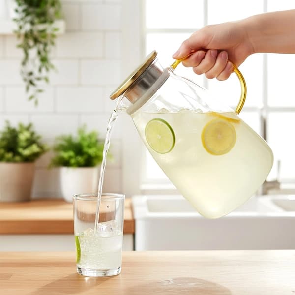 Glaskande med låg, 2,2 l kapacitet