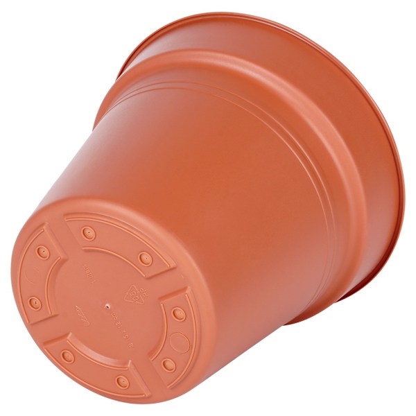 Rund havekrukke i plast 13 cm 3 stk.